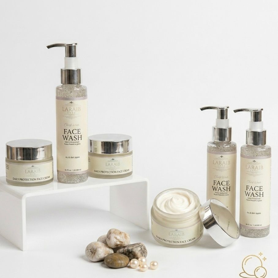 Laraib Luxe Whitening Face Wash & Cream Combo – Acne Care & Glow Formula